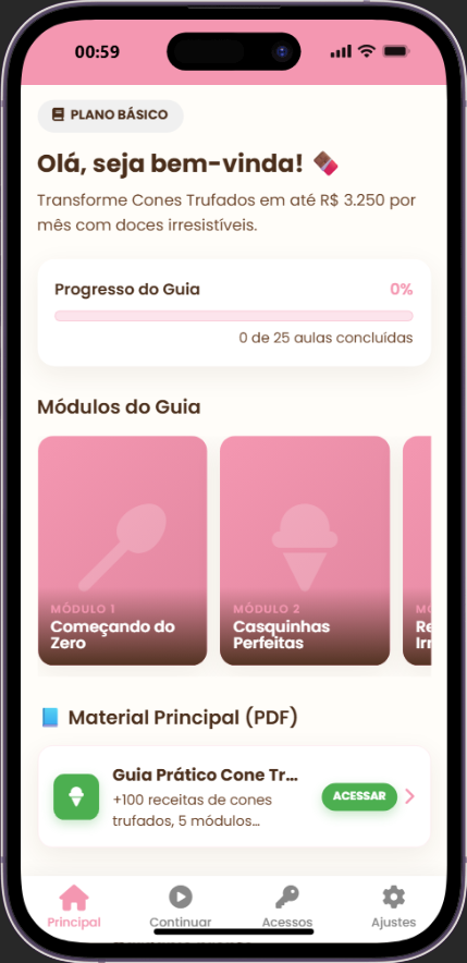 Plataforma no Celular